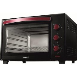 Cuptor CS-45B2, 45 litri, 2000 W, timer, Negru/Grena