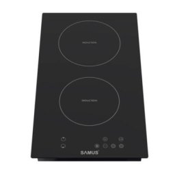 Plita PSI-32BMG6, 2 zone de gatit, 3500 W, Timer digital, Negru
