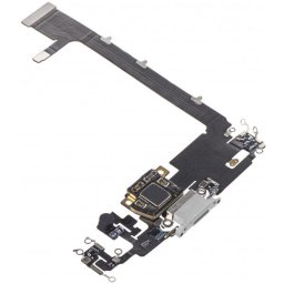 Piese si componente Banda Cu Conector Incarcare / Date - Microfon Apple iPhone 11 Pro Max, Argintiu