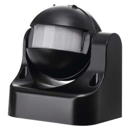SENZOR DE MISCARE PIR IP44, 1200W, NEGRU