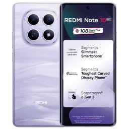 Smartphone Redmi Note 15 128GB 6GB RAM 5G Dual SIM Mist Purple