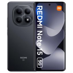 Smartphone Redmi Note 15 128GB 6GB RAM 5G Dual SIM Midnight Black