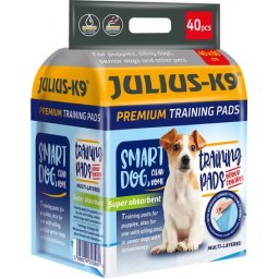 Julius-K9 scutece pentru câini, cu colțuri autoadezive (40 x 60 cm | 9 pachete ~ 9 x 40 buc = 360 buc)