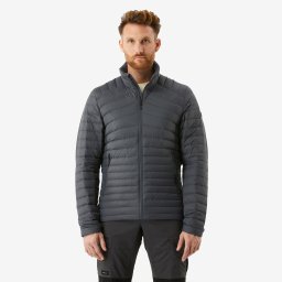 Geacă cu umplutură din puf Trekking la munte MT100 -5°C Bordo Bărbați