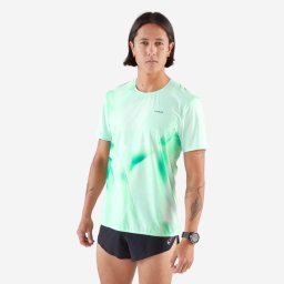 Tricou lejer alergare jogging KIPRUN Run 900 REPLIKA Verde Bărbați