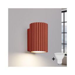 Brilagi - Aplică de perete LED CRESTO 1xGU10/10W/230V 10 cm roșu