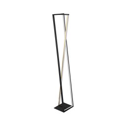 Trio - Lampă de podea LED reglabilă EDGE LED/26W/230V 2300/3000/4000K, negru