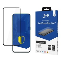 Sticla securizata 3MK HardGlass Max Lite Black pentru OnePlus Nord CE 5G / OnePlus Nord 2 5G, margini negre
