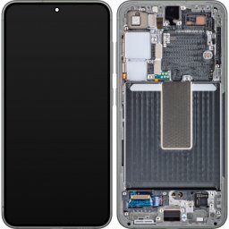 Display cu Touchscreen Samsung Galaxy S23 S911, cu Rama, Verde, Service Pack GH82-30480C