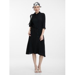 Rochie cămașă neagră pentru femei ORSAY