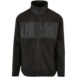 Urban Classics Jachetă fleece negru
