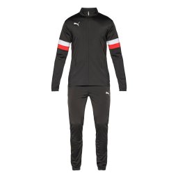 PUMA Costum de trening roșu / negru / alb