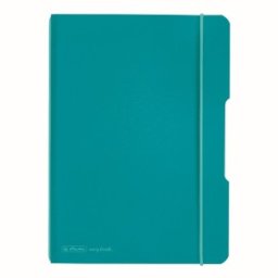 Caiet My Book Flex A5, 40 File, Matematica, Turcoaz cu Logo Turcoaz