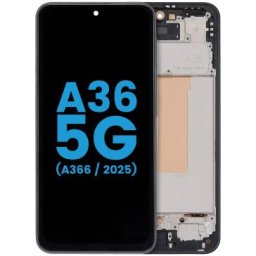 Display cu touchscreen si rama Samsung Galaxy A36 Negru Service Pack