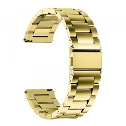 Curea Techsuit W010 pentru Huawei Watch / Xiaomi Watch Series, 22mm, Aurie