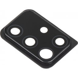 Geam Camera Spate Samsung Galaxy A51 A515, cu Rama, Negru