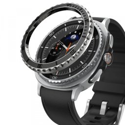 Rama Protectie Ringke Premium Styling pentru Samsung Galaxy Watch8 Classic, Neagra