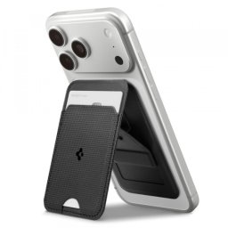 Portofel MagSafe, Spigen, Slim Fold S314-1, Negru AFA10405
