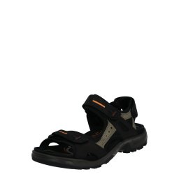 ECCO Sandale trekking 'Offroad' gri taupe / portocaliu deschis / negru