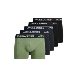 JACK & JONES Boxeri bleumarin / verde pastel / negru