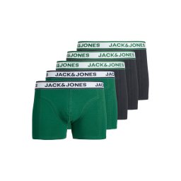 Jack & Jones Plus Boxeri 'JACNOLAN' verde închis / negru