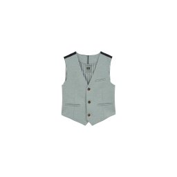 WE Fashion Vestă verde mentă / negru