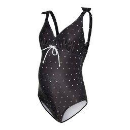 MAMALICIOUS Costum de baie întreg negru / alb