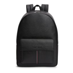 TOMMY HILFIGER Rucsac 'Central' roşu închis / negru / alb