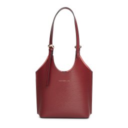 TOMMY HILFIGER Geantă de umăr castaniu