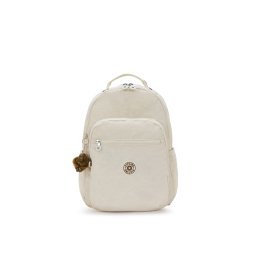KIPLING Rucsac 'Seoul' alb kitt