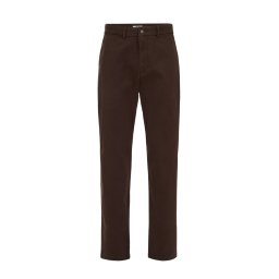 WE Fashion Pantaloni eleganți maro închis