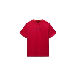 NAPAPIJRI Tricou 'S-Flint' roșu cireș / negru / alb