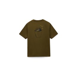 NAPAPIJRI Tricou 'Sol' galben deschis / oliv / negru
