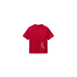 NAPAPIJRI Tricou albastru / galben / roșu / negru / alb