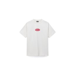 NAPAPIJRI Tricou roșu / alb natural