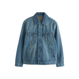 Next Geacă de primăvară-toamnă albastru denim