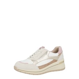 CAPRICE Sneaker low gri deschis / roz pal / alb