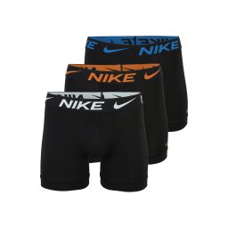 NIKE Underwear Boxeri 'Essential' albastru / portocaliu închis / negru / alb