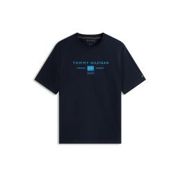 Tommy Hilfiger Big & Tall Tricou 'BRAND LOVE' albastru marin / azur