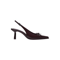 Bershka Pumps roșu burgundy