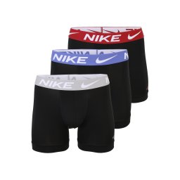NIKE Underwear Boxeri gri deschis / roşu închis / negru / alb