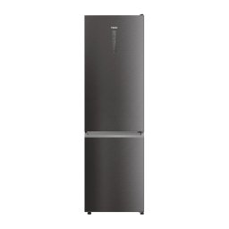 Combina frigorifica Haier HDW5620CNPD, 377 l, Clasa C, Total No Frost, WiFi, My Zone, Compresor Inverter, SuperFreezing, Display, H 200 cm, Dark Inox
