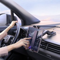 Suport pentru Panoul de Bord/Parbriz pentru Telefon/Tableta, Ajustabil, 4.7 - 12.9" - Mcdodo (CM-4310) - Black