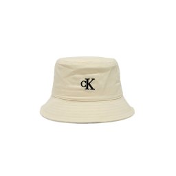 CALVIN KLEIN Șapcă Small Monogram Bucket LV04F5101G YAE bone white