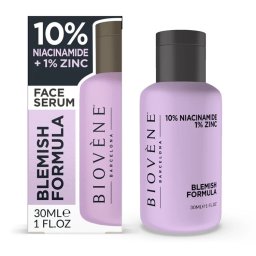BLEMISH FORMULA 10% Niacinamide + 1% Zinc Facial Serum Treatment 30ml, Biovene Cosmetics