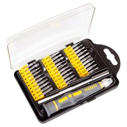 Set surubelnita si biti precizie, 32 piese, Rebel RB-1102