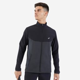 Jachetă Tenis ESSENTIAL Negru-Gri Bărbaţi