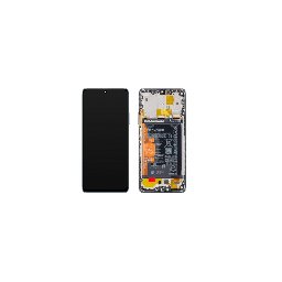Display cu rama si acumulator Huawei Nova Y90, 02355ARH, Crystal Blue, Service Pack