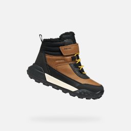 Black Boys' Ankle Boots Geox Trekkyup Boy B ABX - Boys