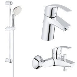 Pachet 3in1 baterii baie Grohe Eurosmart marimea S (33265002,33300002,27853003 )